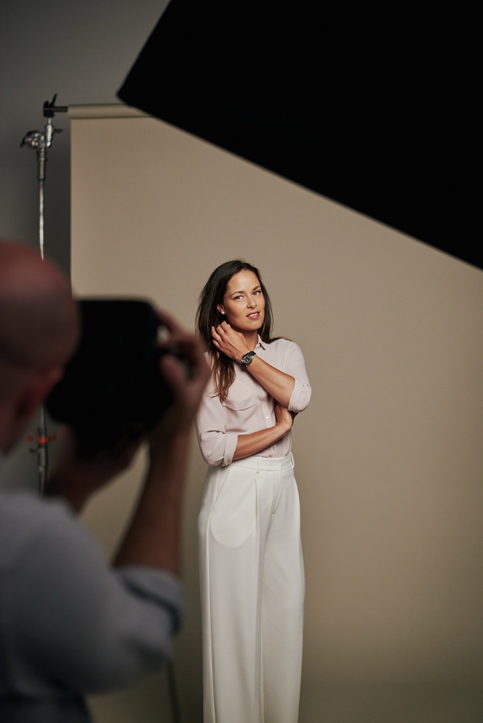 Ana for Rolex Yacht Master Campaign Shoot Ana Ivanovic